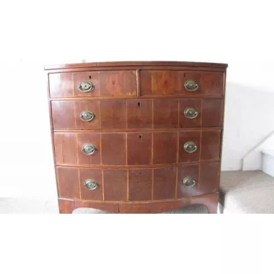 Englische Mahagoni Kommode massiv original 1800