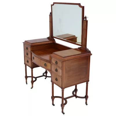 Edwardianischer eingelegter Palisander Schminktisch von ca. 1900