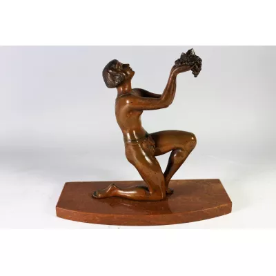 Limousin "the offering" Französisches Art Deco Akt Mädchen von ca. 1930