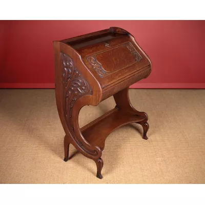 Edwardianischer Kanadisches Art Nouveau Eichenbüro von ca. 1910