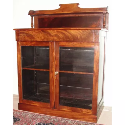 Regency Mahagoni Chiffoniere Vitrine von ca. 1825