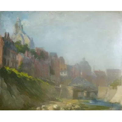 Französische Landschaftsmalerei, Ölmalerei, Rouen Schule, 1910/20