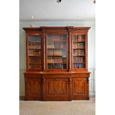 Unglaubliches viktorianisches Mahagoni Bibliotheks Bücherregal aus der 2. Hälfte des 19. JH