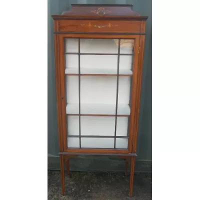  Edwardianische antike Mahagoni Vitrine antik 1900