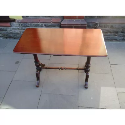 Viktorianischer antiker Kaffeetisch Mahagoni englisch 1860