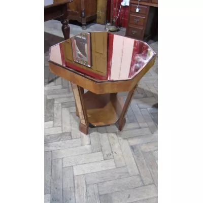 Art Deco Beistelltisch massiv englisch Kaffeetisch antik 1920