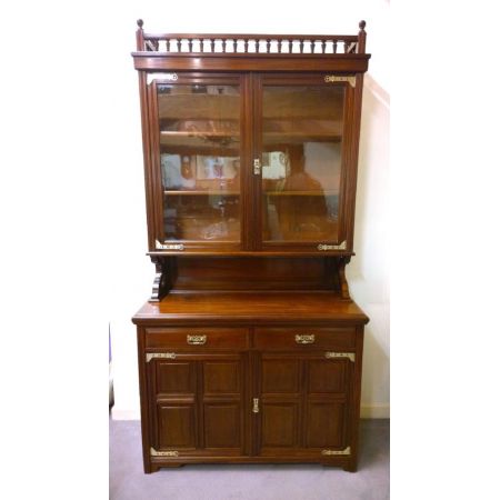 Englischer original antiker Mahagoni Wohnzimmerschrank Buffetschrank massiv englisch 1870