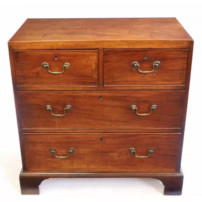 Antike Original Englische George III Mahagoni Kommode von ca. 1780