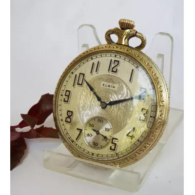 Original Antike Amerikanische Elgin Taschenuhr ca. 1927
