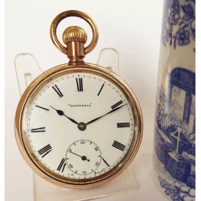 Englische antike Whitehall Taschenuhr von ca. 1920