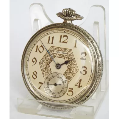 Britische original antike Waltham Taschenuhr von ca. 1926 