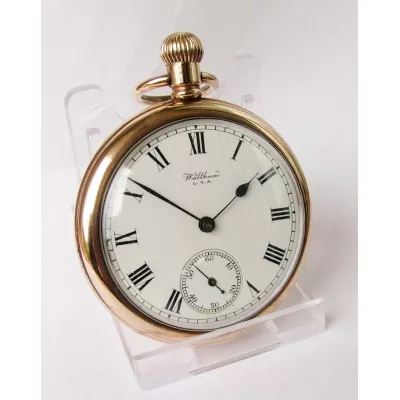 Antike Original Amerikanische Waltham Taschenuhr von ca. 1920