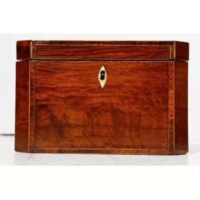 Antike Original Englische Kingwood Teedose von ca. 1790