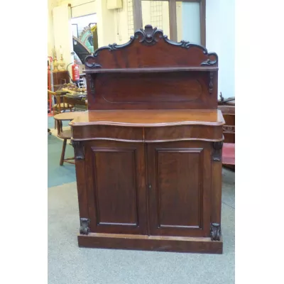 Viktorianisches original antikes Mahagoni Sideboard englisch von ca. 1850