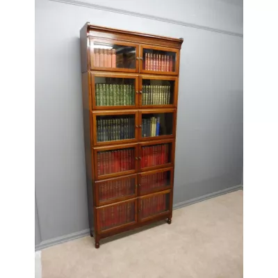 Britisches antikes Mahagoni Bücherregal ca. 1910