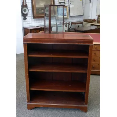 Original edwardianischer Bücherschrank Mahagoni antik 1890