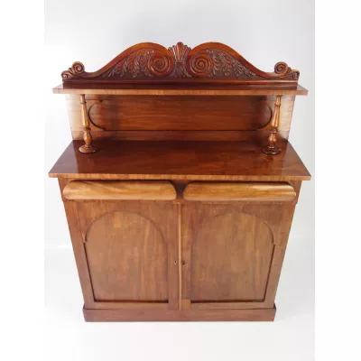 Original viktorianisches Mahagoni Sideboard antik England 1850
