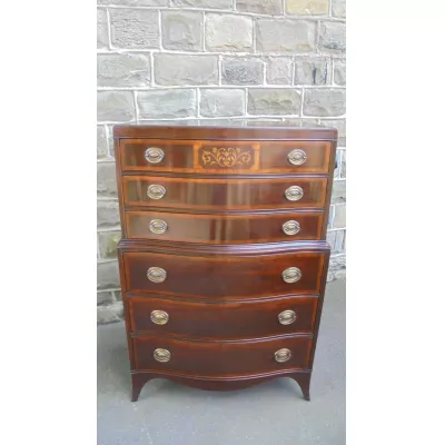 Edwardianische antike Mahagoni Kommode aus England 1890