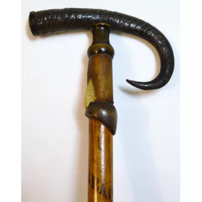 Englischer Antiker Schweizer Staubbach Gehstock ca. 1900