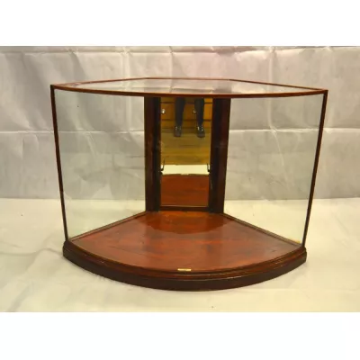 Antike Mahagoni Shop Vitrine original englisch ca. 1920