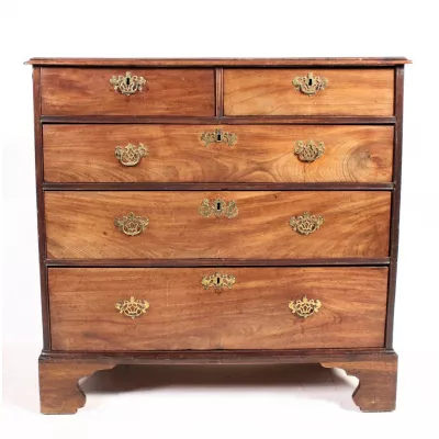 Original Antike Englische George III. Mahagoni Kommode ca. 18.JH 