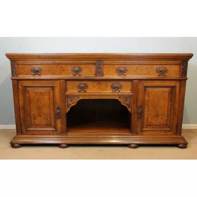 Original Antikes Englisches Viktorianischens Eichen Sideboard ca. 1860