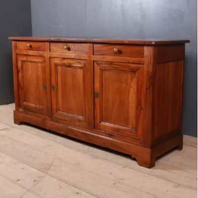 Herrliches Antikes Französisches Nussbaum Sideboard  ca. 1820