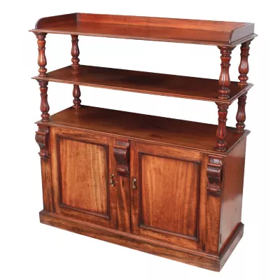 Original Antikes Englisches Mahagoni Sideboard ca. 1835