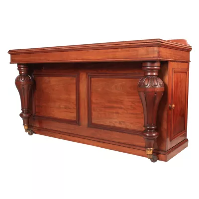 Fantastisches Antikes Englisches Viktorianisches Mahagoni Sideboard ca. 1860