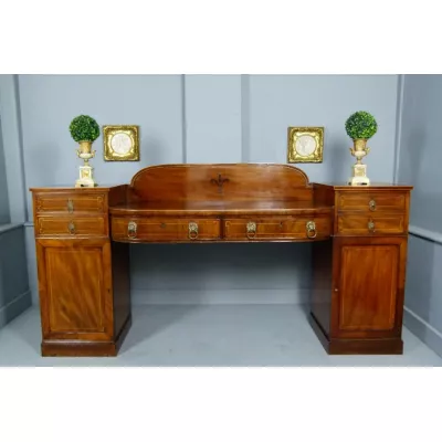 Antikes Englisches Mahagoni Regency Sideboard ca. 1815