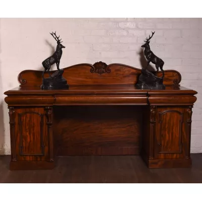 Edles Antikes Schottisches Viktorianisches Mahagoni Sideboard ca. 1870
