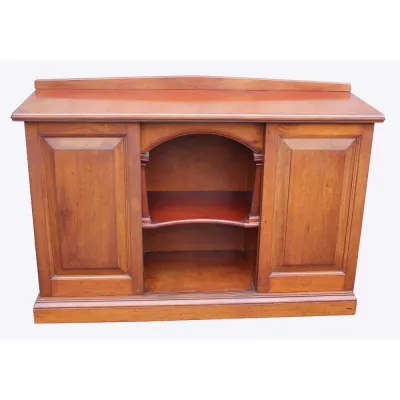 Elegantes Antikes Englisches Viktorianisches Nussbaum Sideboard ca. 1865