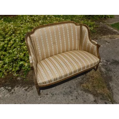 Original Antikes Englisches 2-Sitzer-Sofa ca. 1910