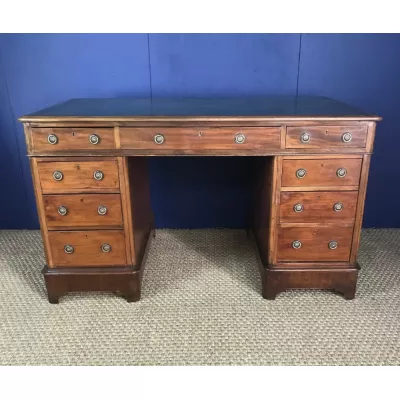 Wunderbarer original Antiker Englischer Viktorianischer Mahagoni Schreibtisch ca. 1890