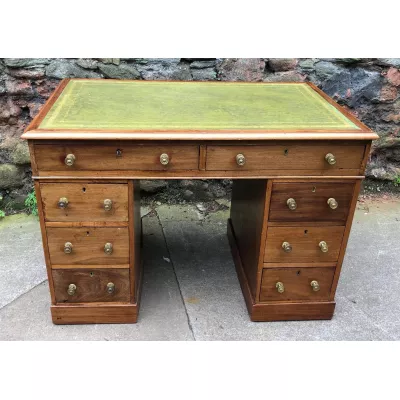 Kleiner original antiker Mahagoni Schreibtisch englisch 19. Jh