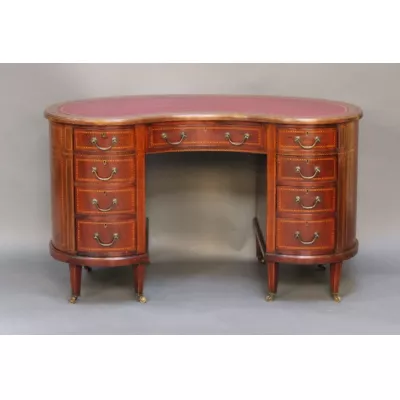 Englischer Mahagoni Schreibtisch original antik ca. 19.JH
