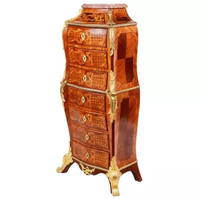 Original antike französische Louis XVI Kingwood Kommode 1880