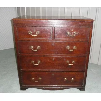 Stilvolle antike georgianische Eichen Kommode England 1750