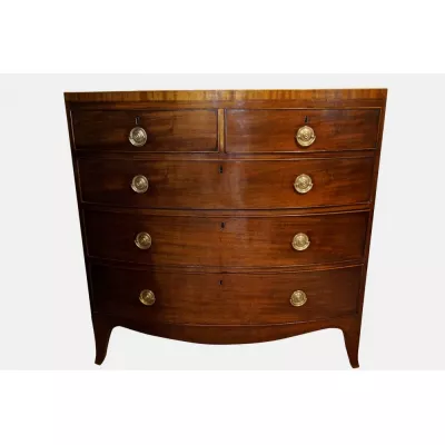  Original Antike Englische Mahagoni Kommode ca. 1820