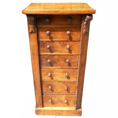 Original Antike Englische Viktorianische Mahagoni Kommode ca. 1860