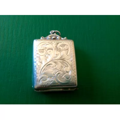 Original Antikes Englisches Briefmarken Etui ca. 1913