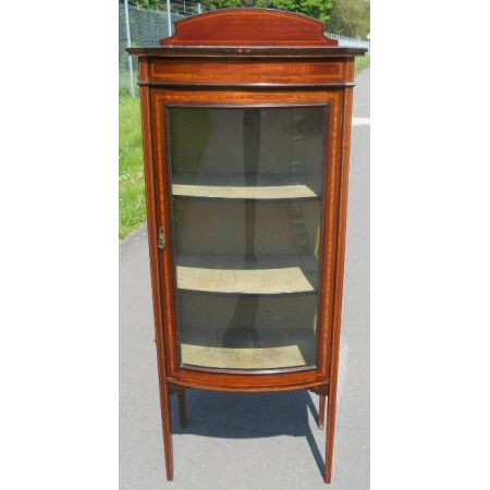 Edwardianische kleine Mahagoni Vitrine original antik 1900