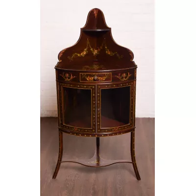 Ausgezeichnetes Antikes edwardianisches Mahagoni Sideboard Eckschrank englisch 1890