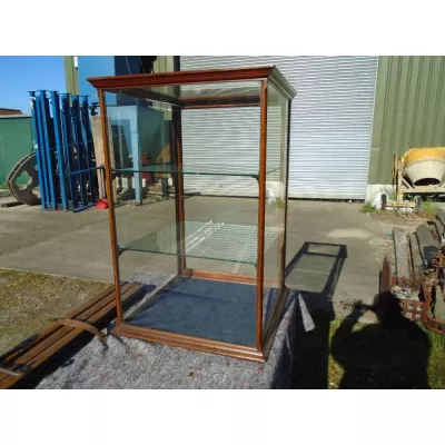Original Antike Englische Mahagoni Vitrine ca. 19. JH