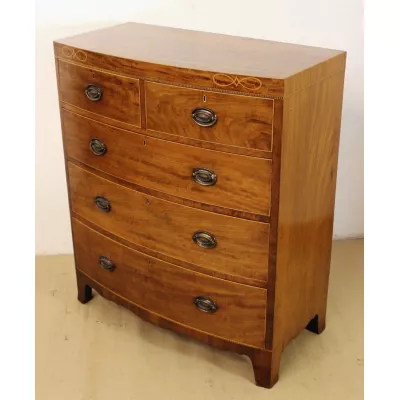 Fantastische Antike Englische Viktorianische Maple & Co. Mahagoni Kommode ca. 1880