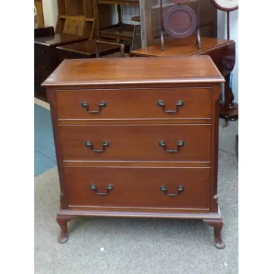 Original Antike Englische Edwardianische Mahagoni Kommode ca. 1900