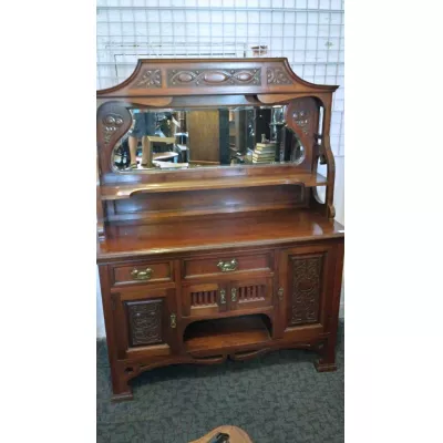 Antikes Arts & Crafts Mahagoni Sideboard englisch 1910