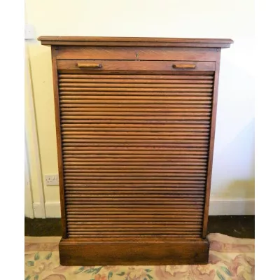 Großer original antiker Eichen Aktenschrank englisch 1920