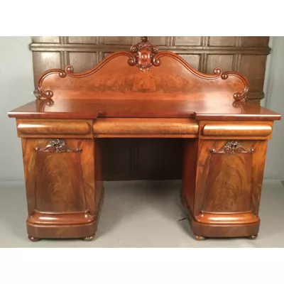 Viktorianisches Englisches Antikes Mahagoni Sideboard ca 1850
