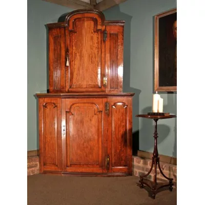 Original antiker Mahagoni Wohnzimmerschrank englisch ca 1790